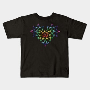 Gay Pride Female Heart Kids T-Shirt